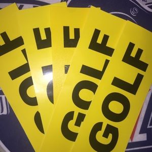GOLF Vinly Stickers!!!!!